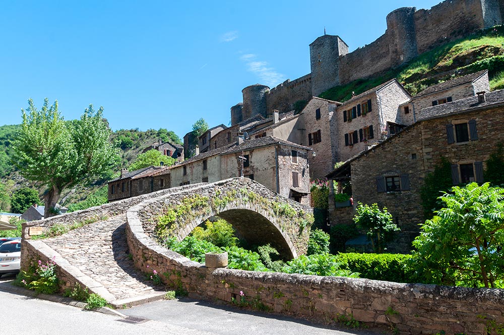 Brousse-le-Chateau beautiful medieval village in Aveyron